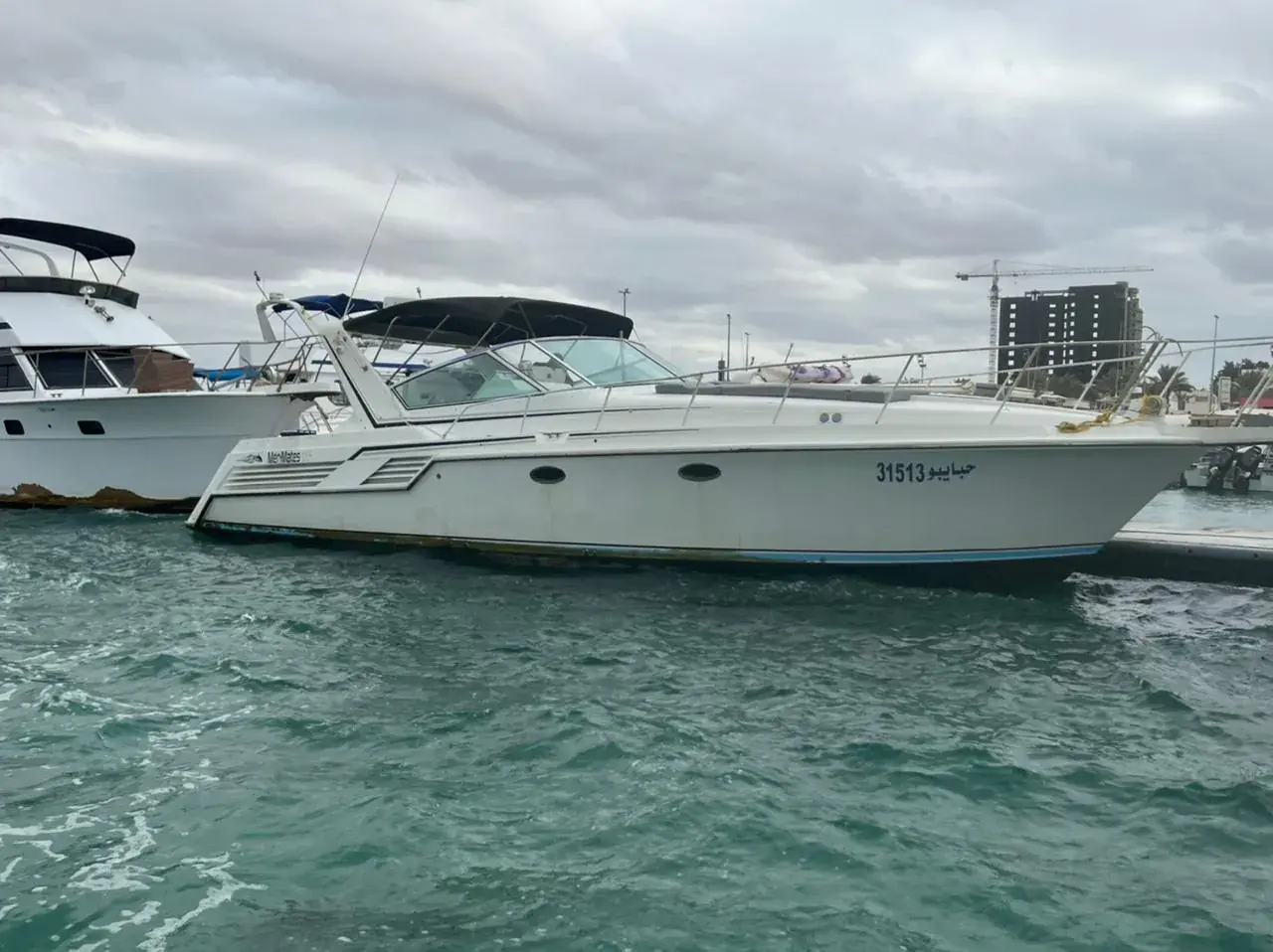 Deep Horizon yacht at the marina